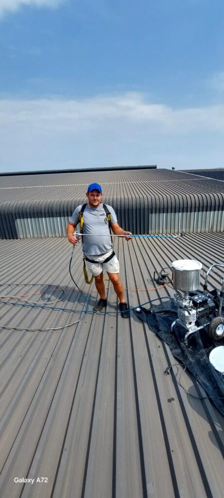 Working on a commercial IBR roof
